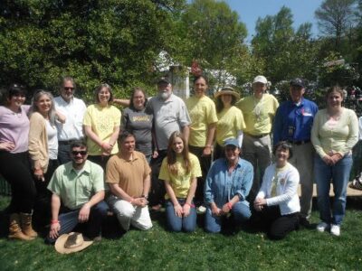 Honey Bees and Easter Eggs Image